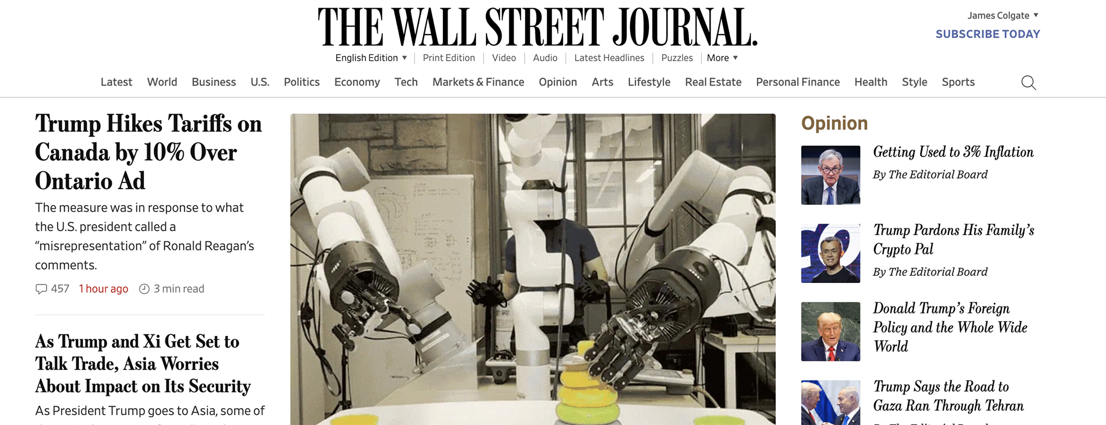 CRB and HAND research featured in Wall Street Journal